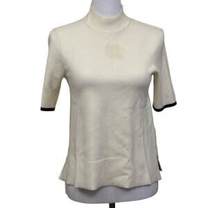 Moth cream sweater, XS, classic, minimalist, understated, simple, versatile